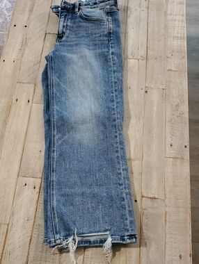 Flying Monkey Men's Washed Blue Straight Jeans